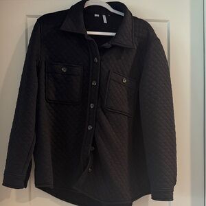 Boyfriend quilted Shacket